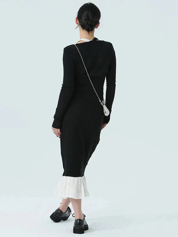 Chambrey Cutout Skirt by Marigold Shadows Marigold Shadows