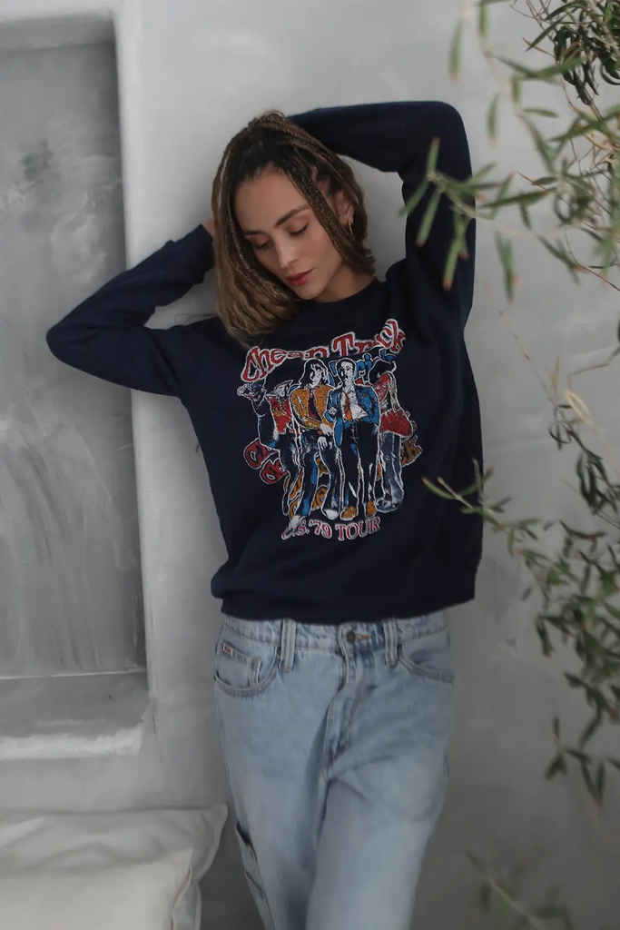 Cheap Trick 1979 US Tour Sweatshirt by People of Leisure People of Leisure