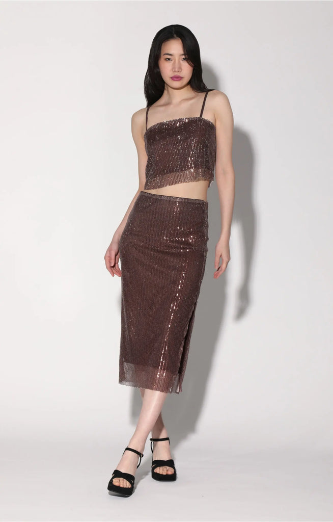 Chellie Top, City Sequin Mink by Walter Baker Walter Baker