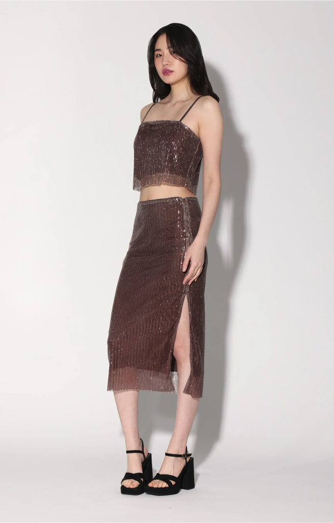 Chellie Top, City Sequin Mink by Walter Baker Walter Baker