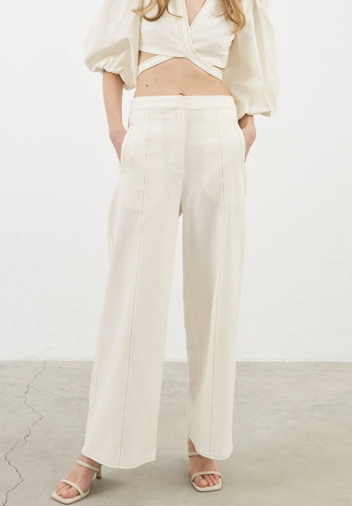 Chloe Pants - Natural by The Handloom The Handloom