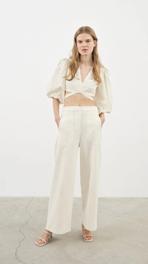 Chloe Pants - Natural by The Handloom The Handloom