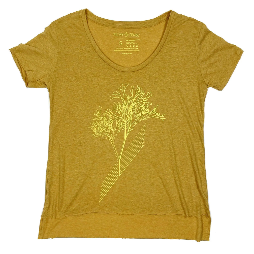 Circuit Tree Womens Festival T-shirt by STORY SPARK STORY SPARK