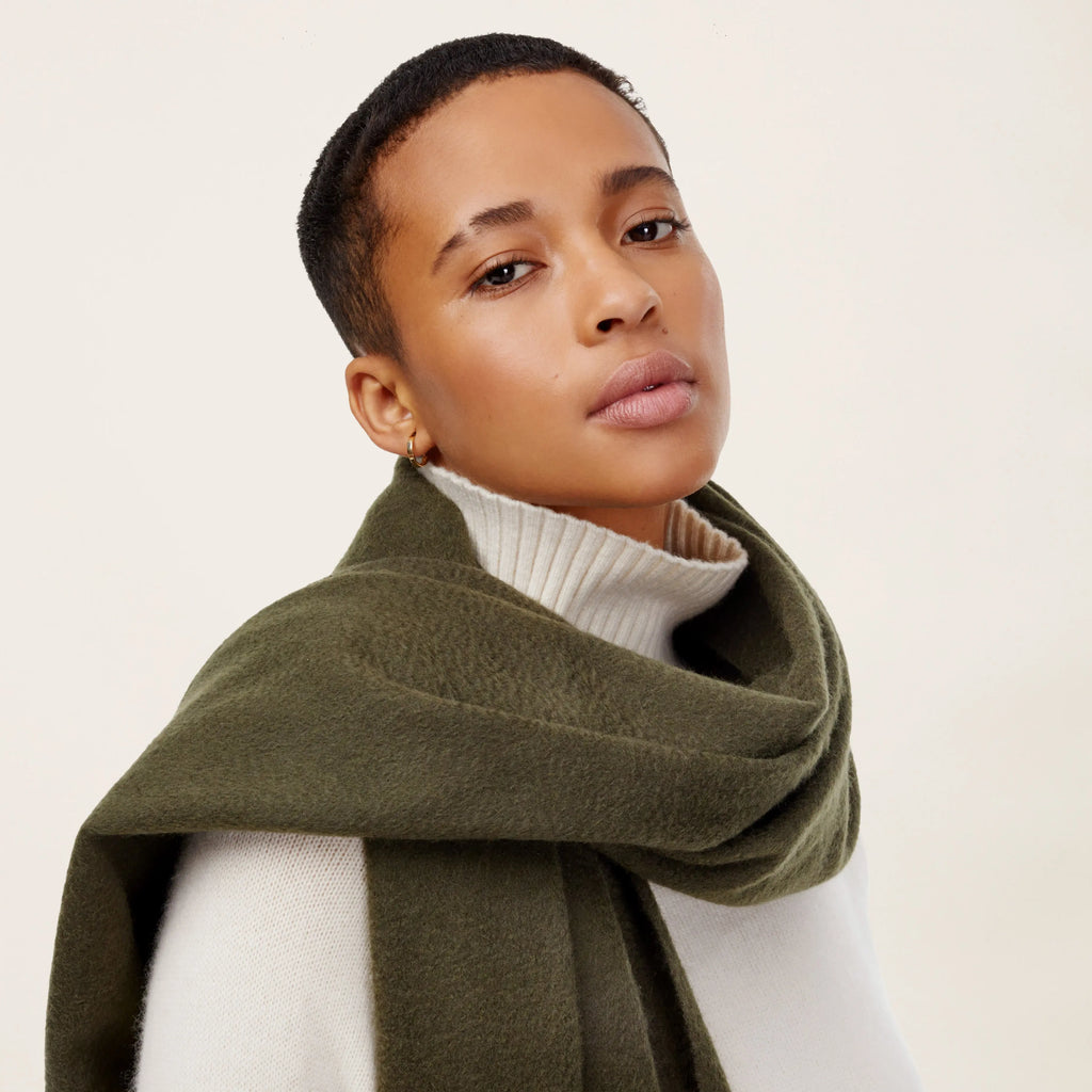 Cleo Oversized Cashmere Scarf by Italic Italic