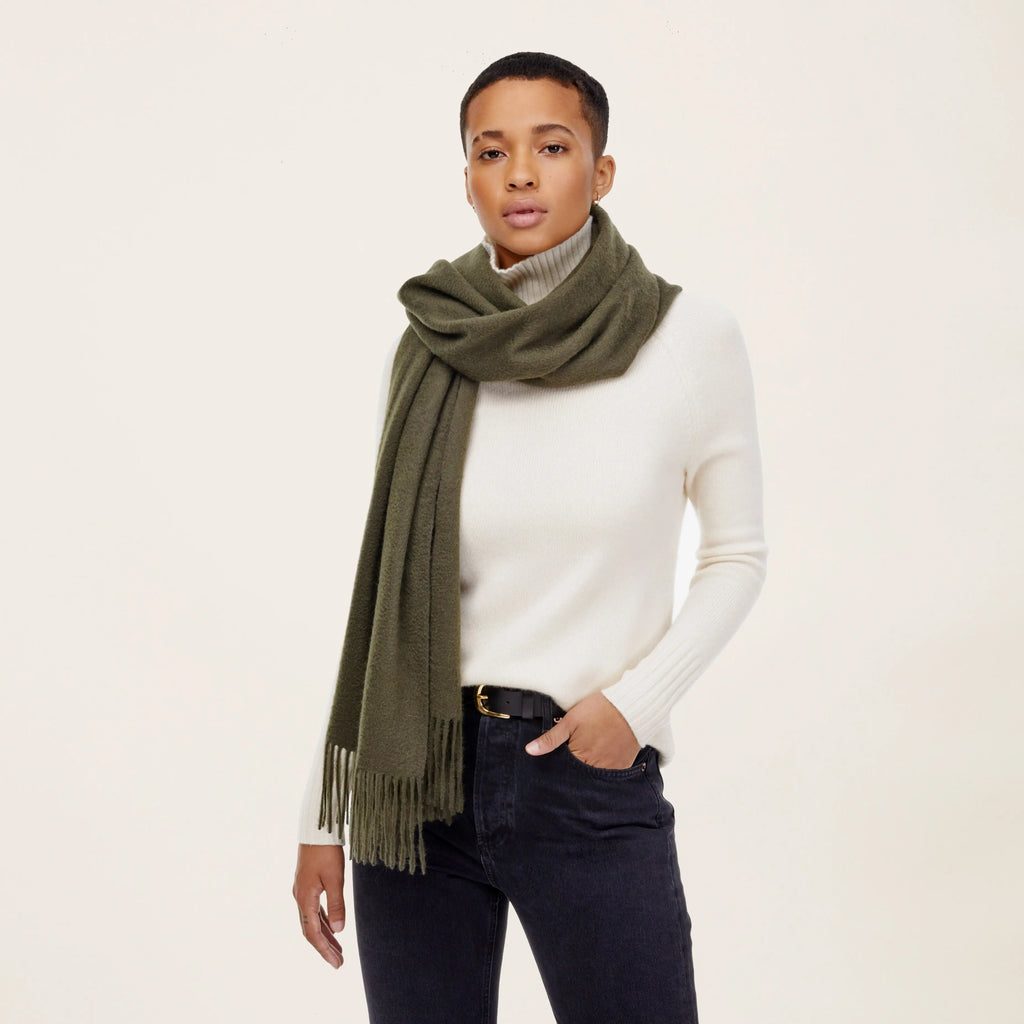 Cleo Oversized Cashmere Scarf by Italic Italic