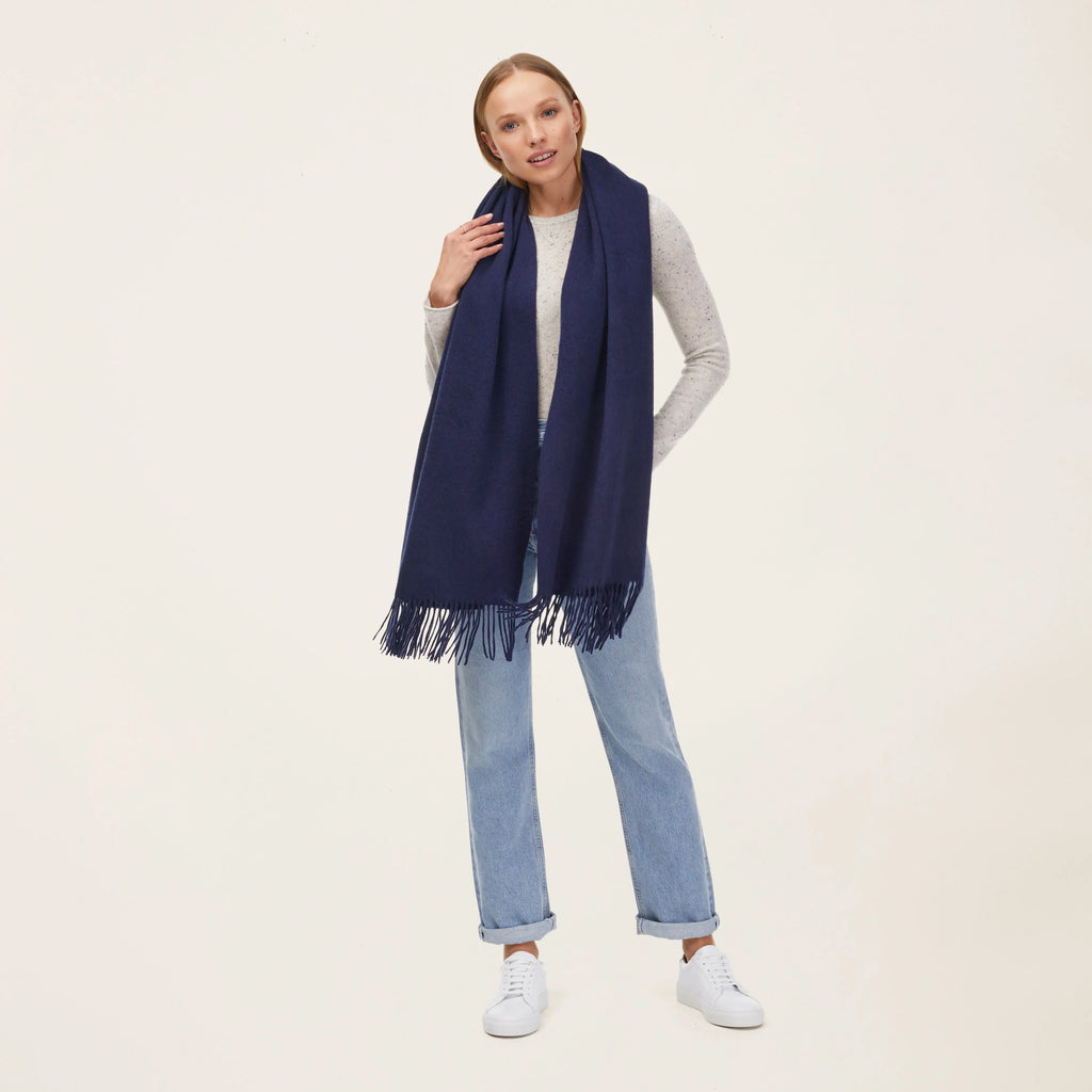 Cleo Oversized Cashmere Scarf by Italic Italic