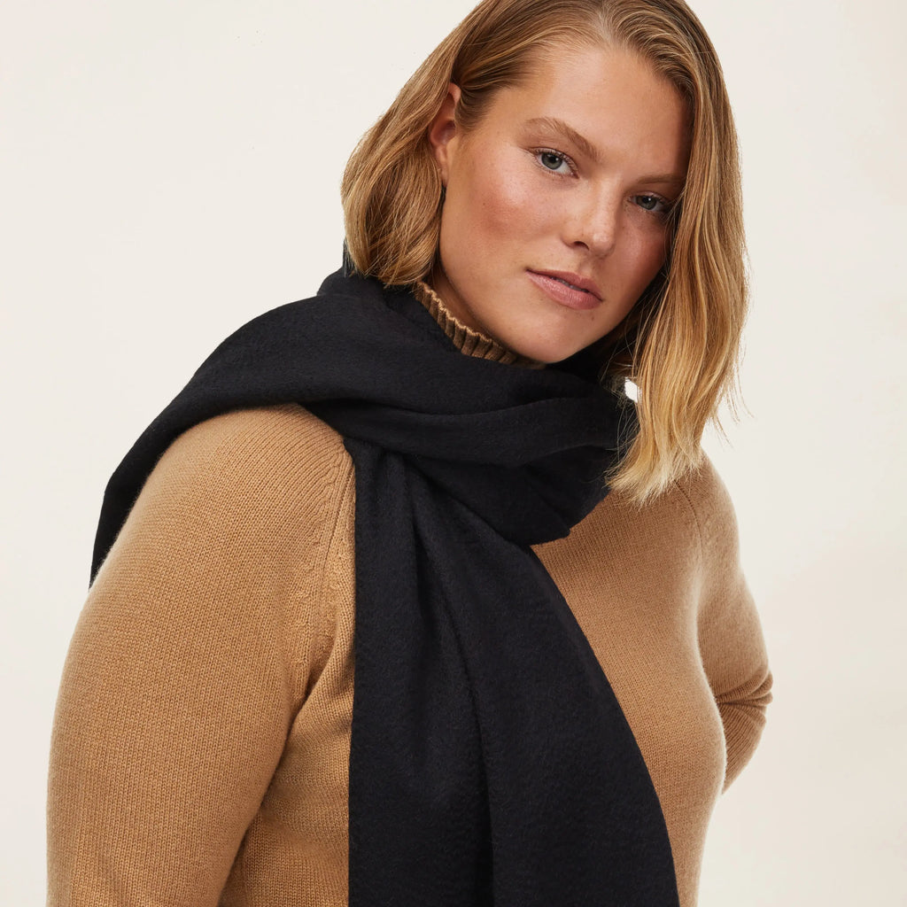 Cleo Oversized Cashmere Scarf by Italic Italic