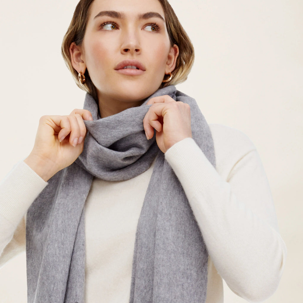 Cleo Oversized Cashmere Scarf by Italic Italic