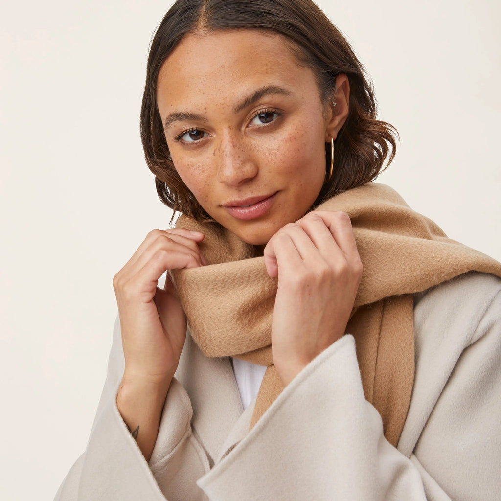 Cleo Oversized Cashmere Scarf by Italic Italic