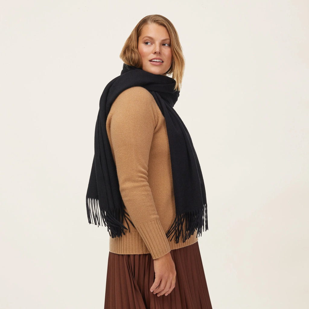 Cleo Oversized Cashmere Scarf by Italic Italic