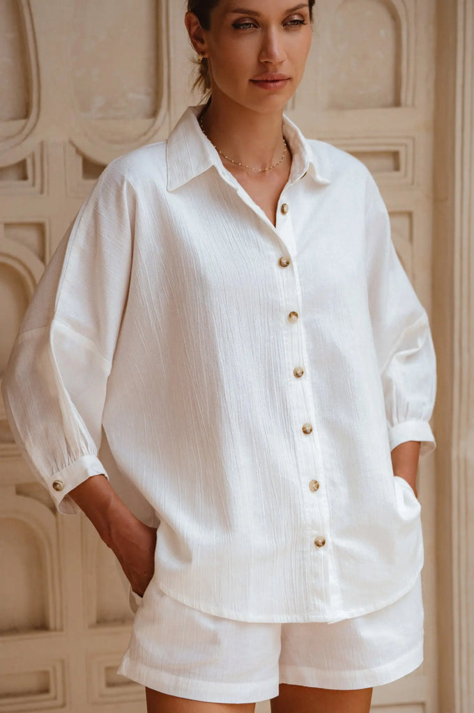Corsica Linen Shirt by Bali Lane Bali Lane