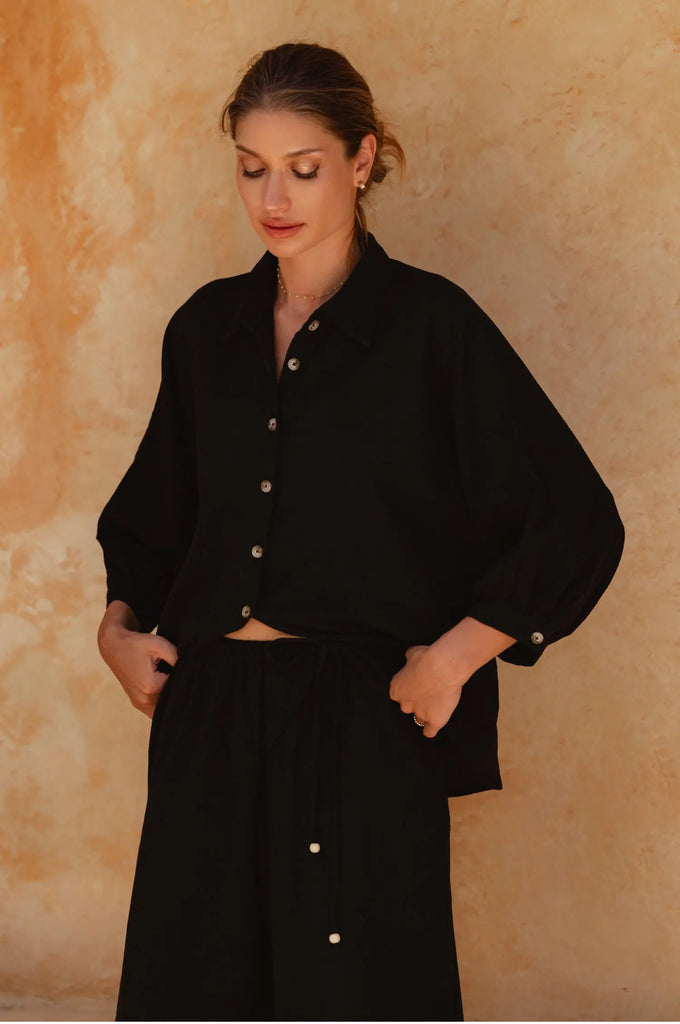 Corsica Linen Shirt by Bali Lane Bali Lane