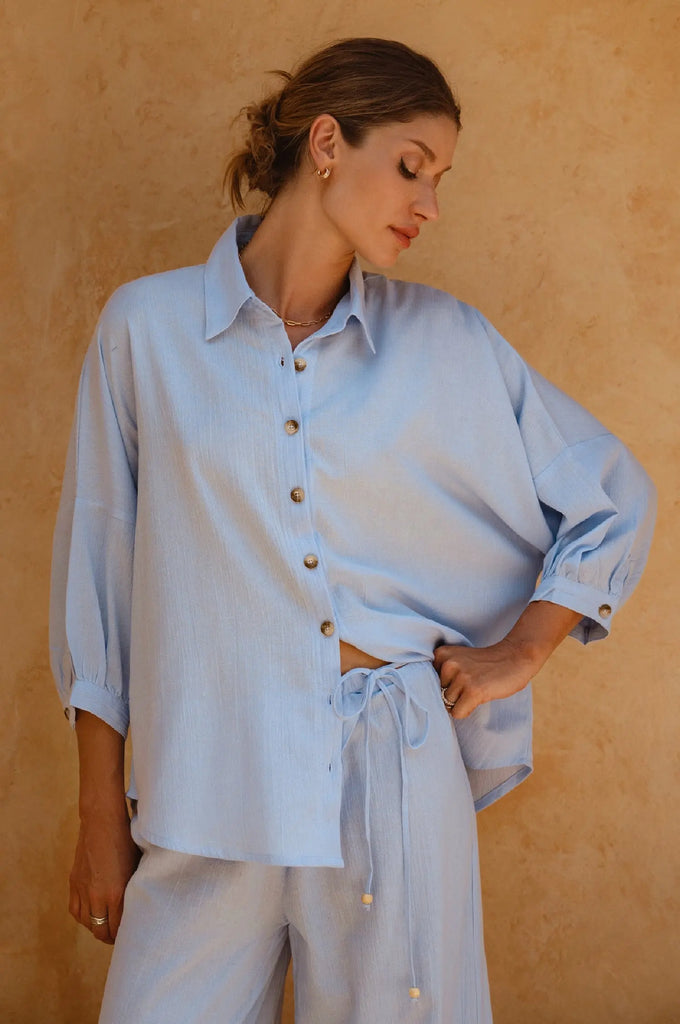 Corsica Linen Shirt by Bali Lane Bali Lane