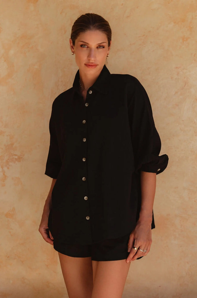 Corsica Linen Shirt by Bali Lane Bali Lane
