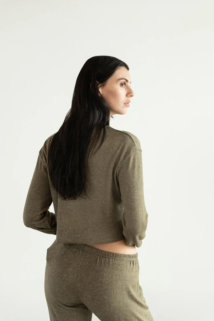 Cosset Cropped Sweatshirt by Sunday Citizen SUNDAY CITIZEN