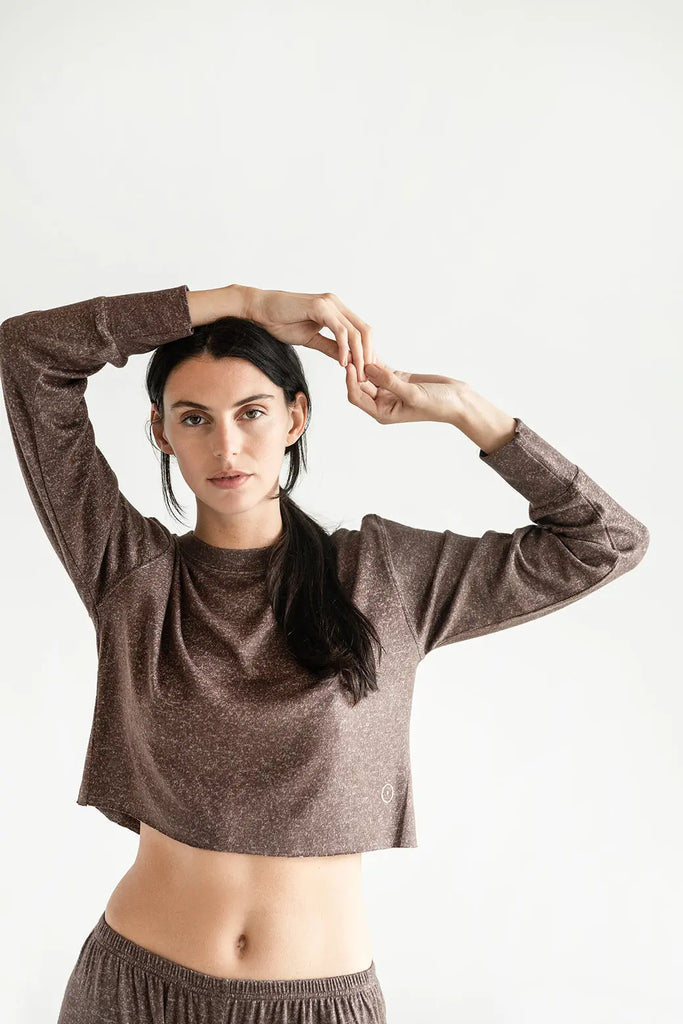 Cosset Cropped Sweatshirt by Sunday Citizen SUNDAY CITIZEN