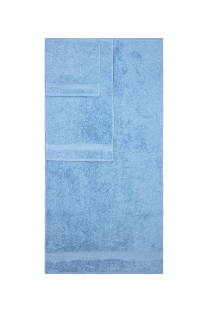 Turkish Cotton Full Bath Towel Set of 6 by La'Hammam - Ladiesse