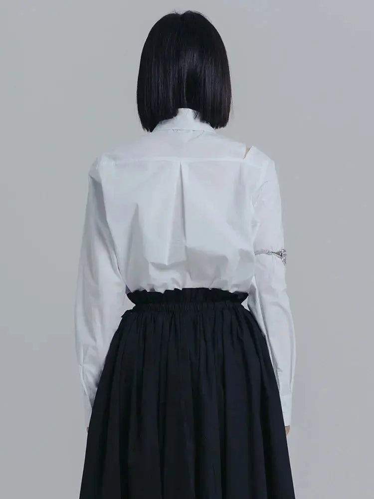 Cranaken Slit Button Up by Marigold Shadows Marigold Shadows