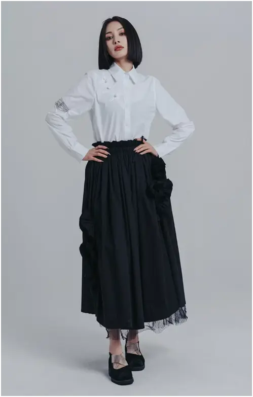 Cranaken Slit Button Up by Marigold Shadows Marigold Shadows