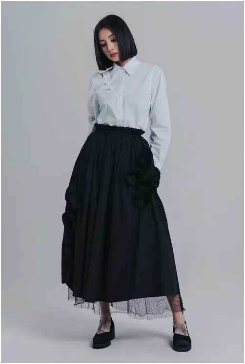 Cranaken Slit Button Up by Marigold Shadows Marigold Shadows