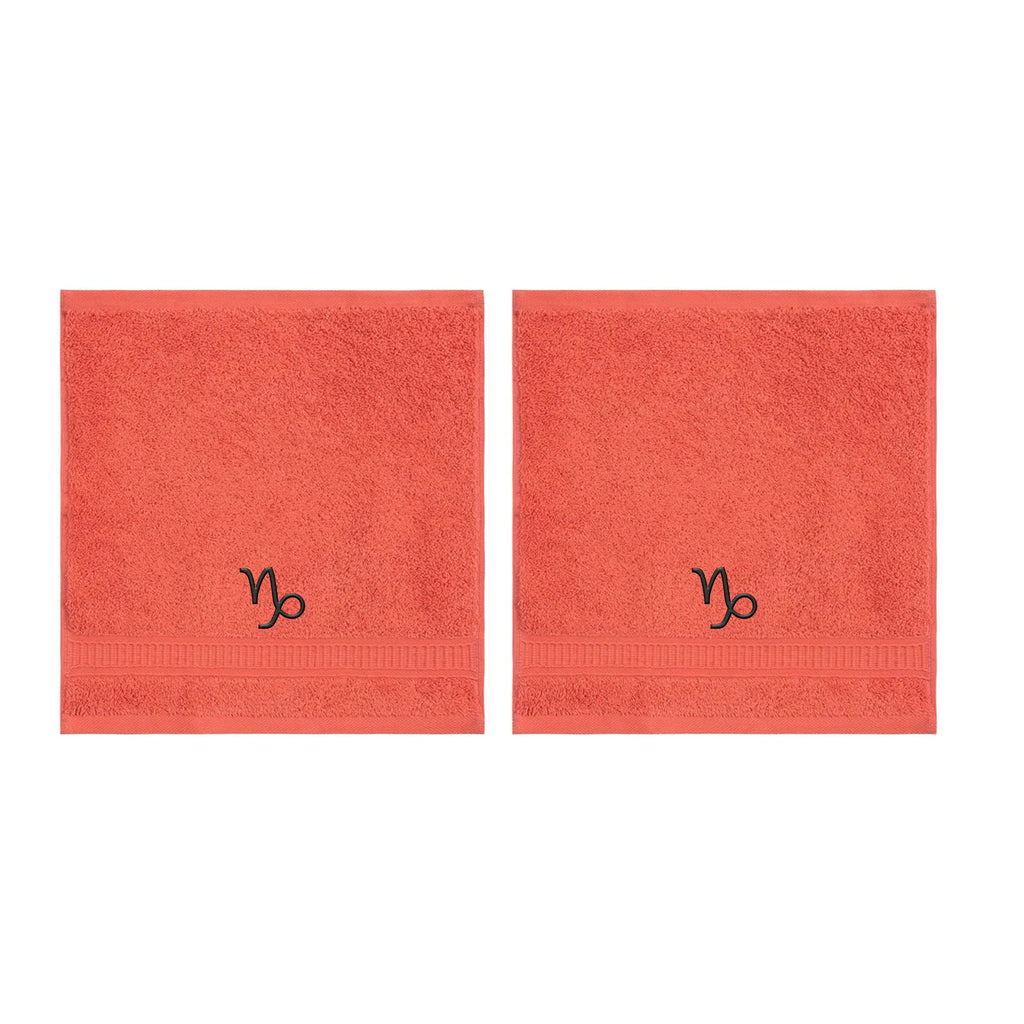 Customized Zodiac Towels - Washcloths and Hand Towels - Set of 2 by La'Hammam - Ladiesse