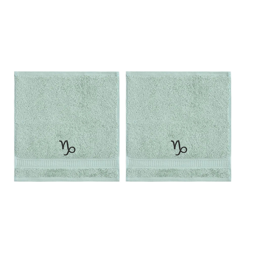 Customized Zodiac Towels - Washcloths and Hand Towels - Set of 2 by La'Hammam - Ladiesse