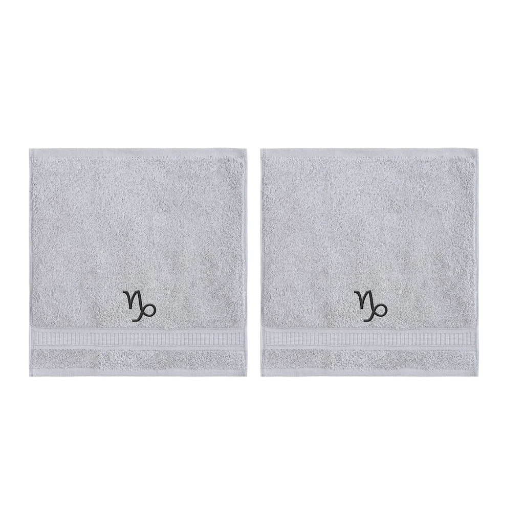 Customized Zodiac Towels - Washcloths and Hand Towels - Set of 2 by La'Hammam - Ladiesse
