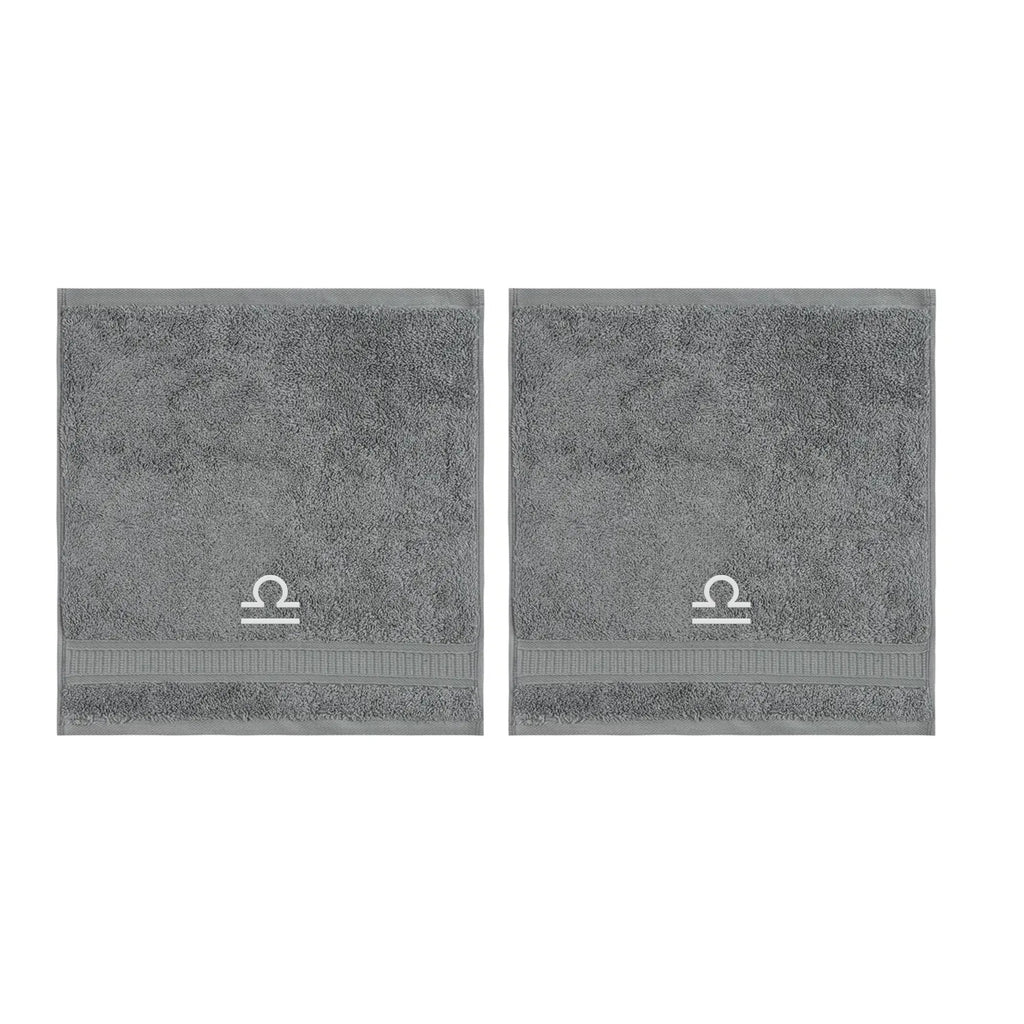 Customized Zodiac Towels - Washcloths and Hand Towels - Set of 2 by La'Hammam - Ladiesse