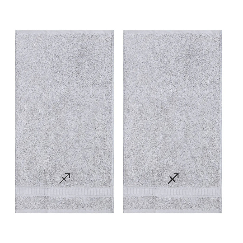 Customized Zodiac Towels - Washcloths and Hand Towels - Set of 2 by La'Hammam - Ladiesse