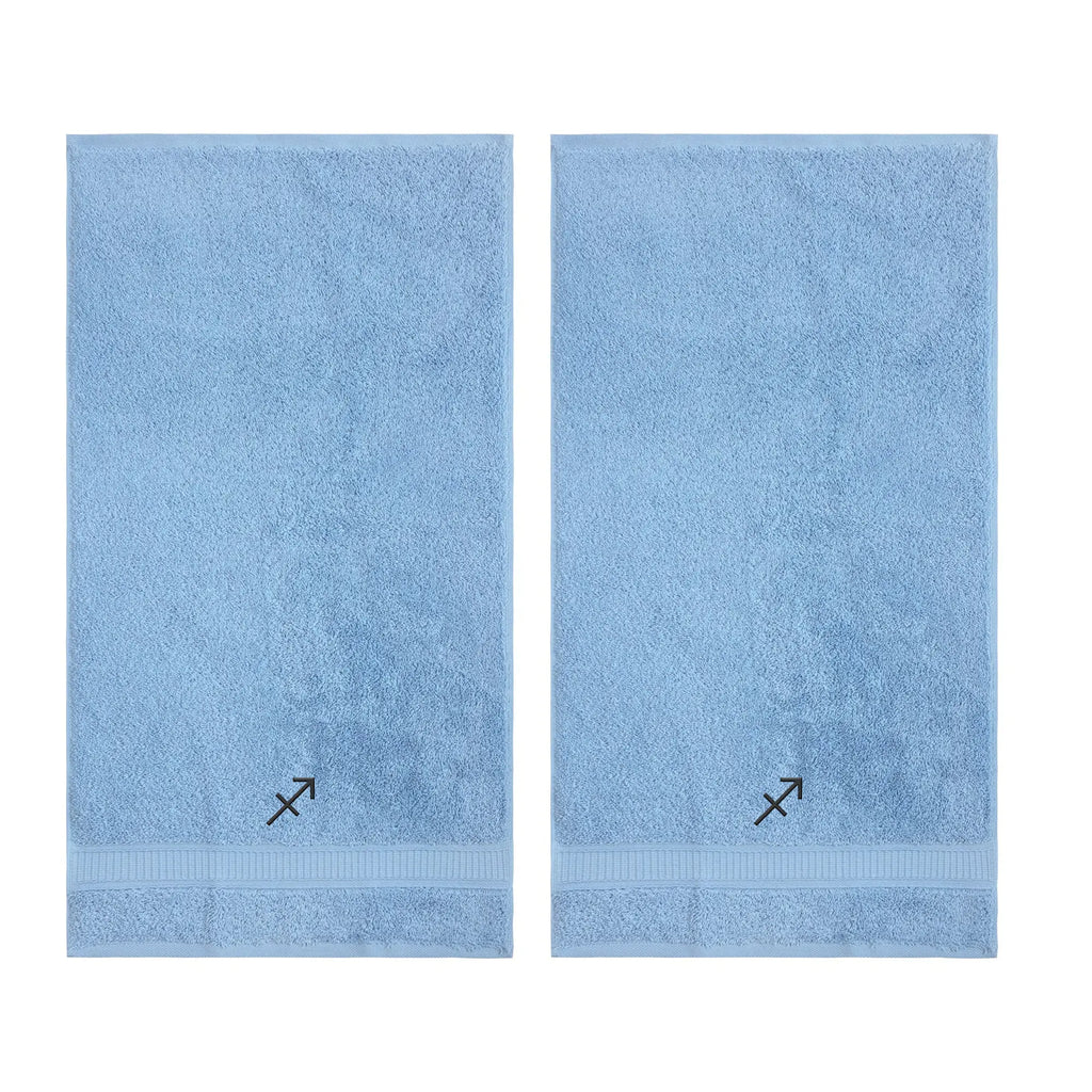 Customized Zodiac Towels - Washcloths and Hand Towels - Set of 2 by La'Hammam - Ladiesse