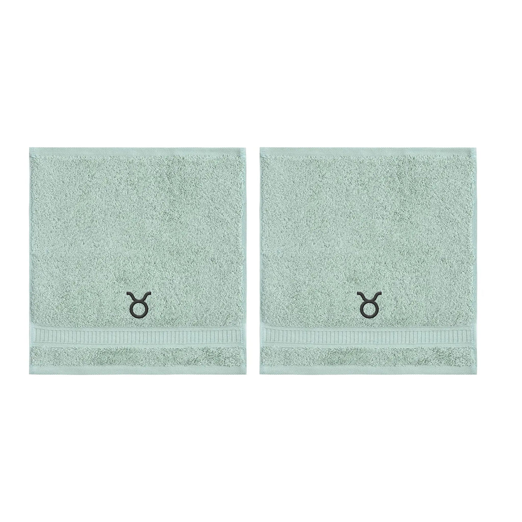 Customized Zodiac Towels - Washcloths and Hand Towels - Set of 2 by La'Hammam - Ladiesse