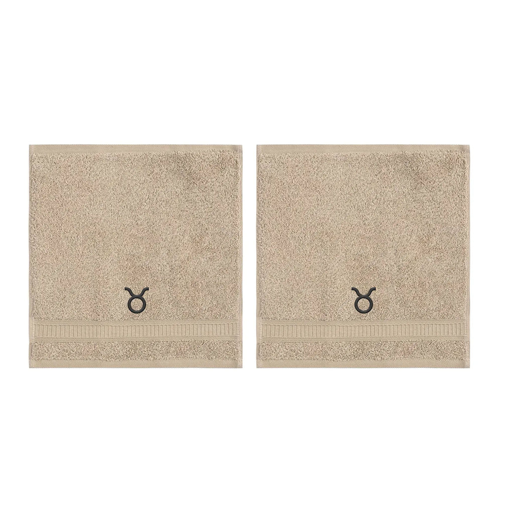 Customized Zodiac Towels - Washcloths and Hand Towels - Set of 2 by La'Hammam - Ladiesse