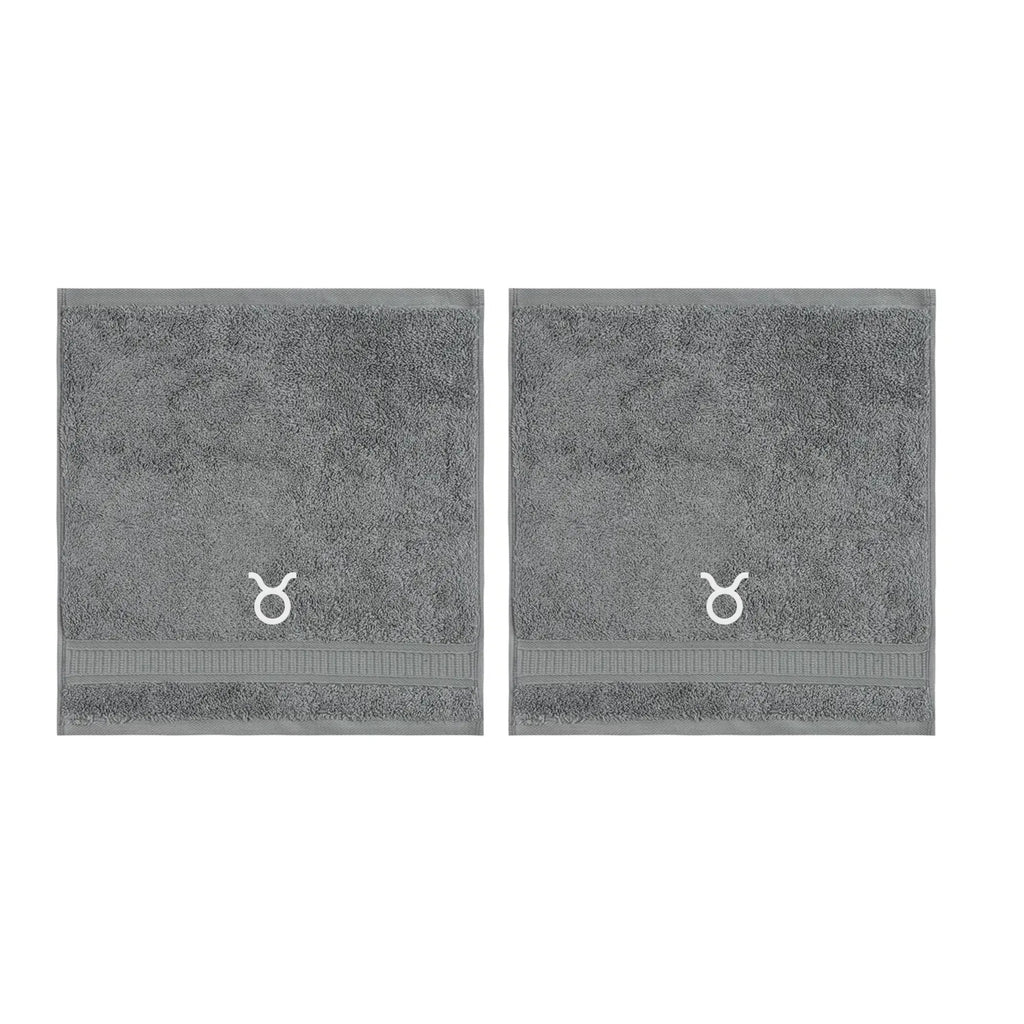 Customized Zodiac Towels - Washcloths and Hand Towels - Set of 2 by La'Hammam - Ladiesse