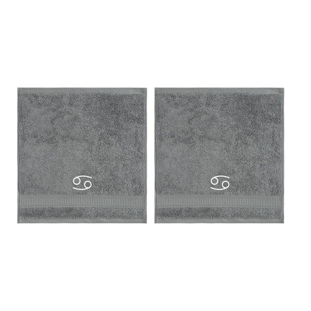 Customized Zodiac Towels - Washcloths and Hand Towels - Set of 2 by La'Hammam - Ladiesse