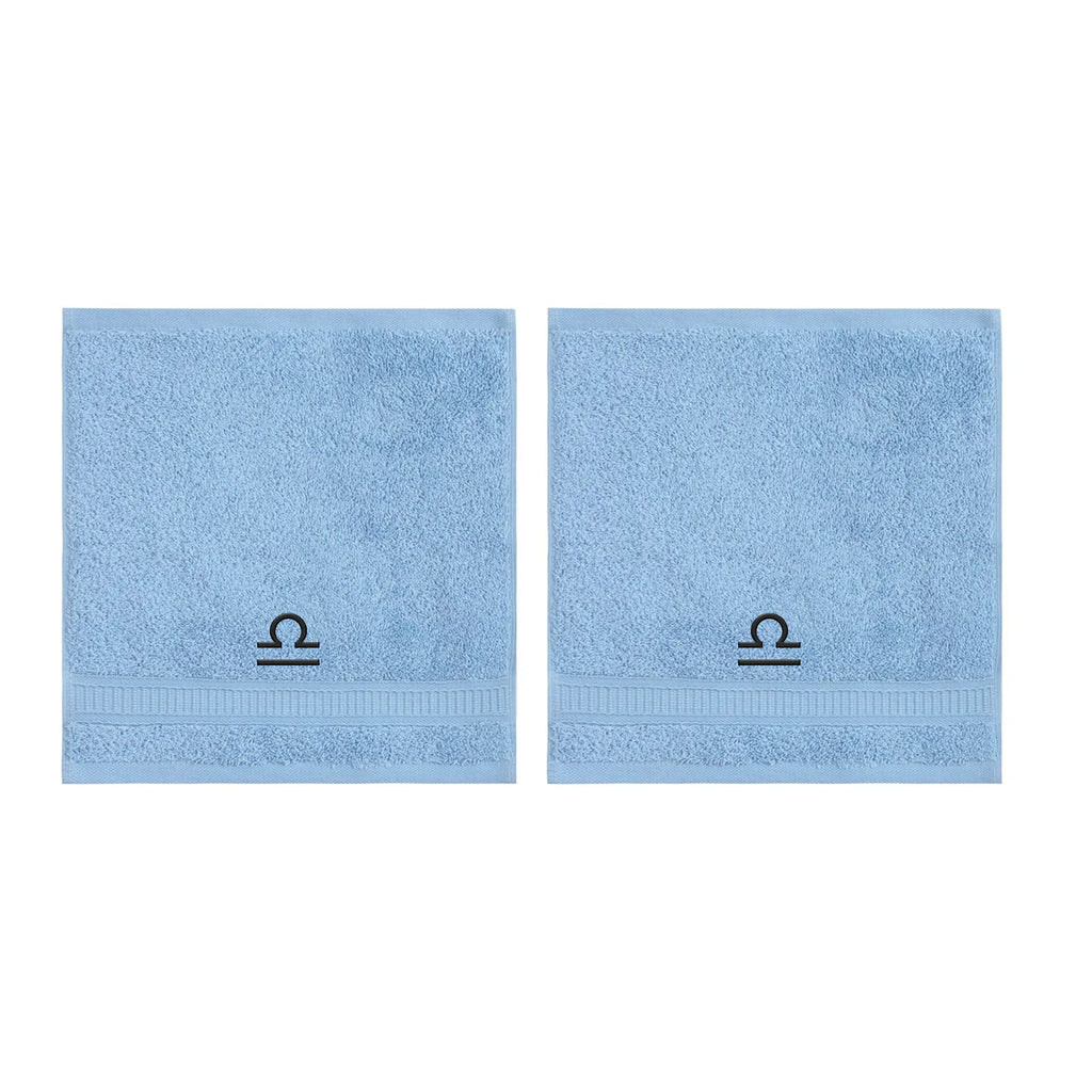 Customized Zodiac Towels - Washcloths and Hand Towels - Set of 2 by La'Hammam - Ladiesse