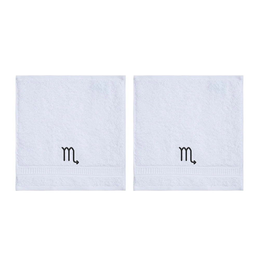 Customized Zodiac Towels - Washcloths and Hand Towels - Set of 2 by La'Hammam - Ladiesse
