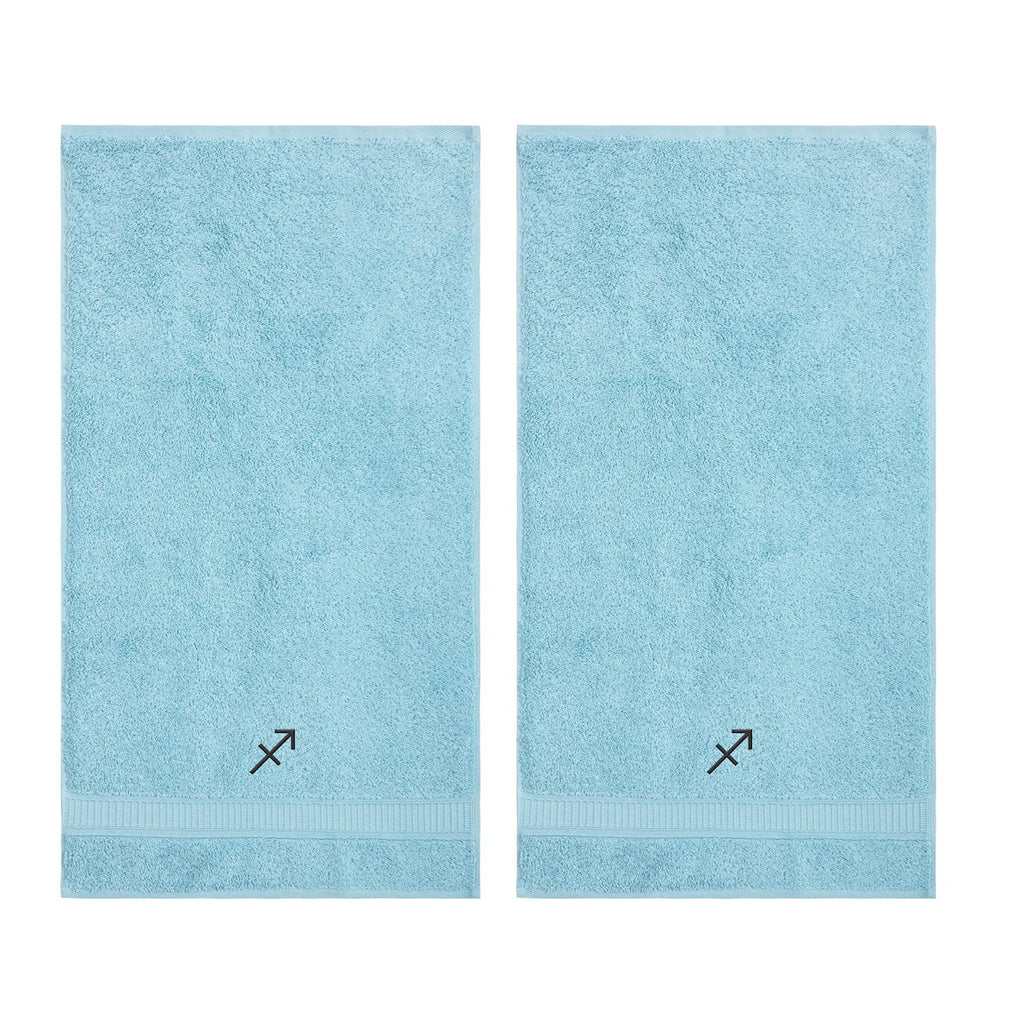 Customized Zodiac Towels - Washcloths and Hand Towels - Set of 2 by La'Hammam - Ladiesse