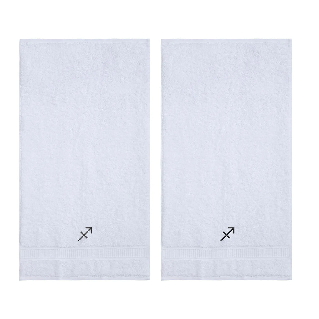 Customized Zodiac Towels - Washcloths and Hand Towels - Set of 2 by La'Hammam - Ladiesse