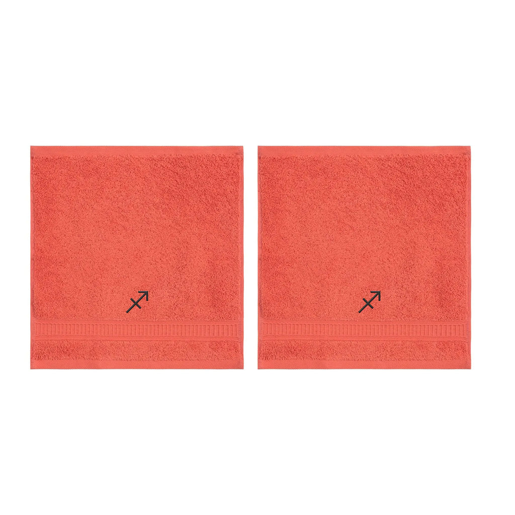Customized Zodiac Towels - Washcloths and Hand Towels - Set of 2 by La'Hammam - Ladiesse