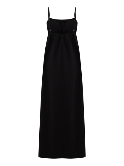 Bliss Flow Maxi Dress - Black