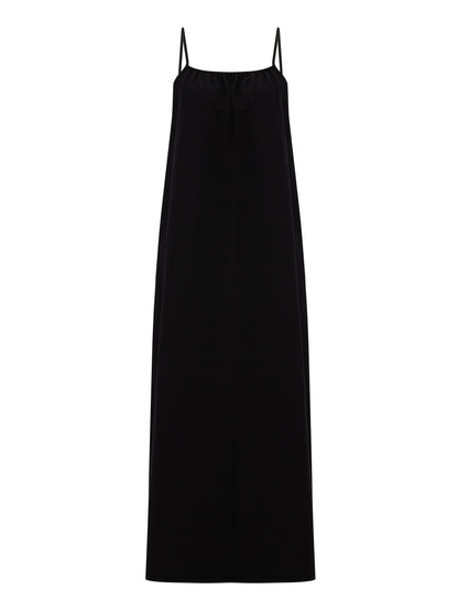Bliss Flow Maxi Dress - Black