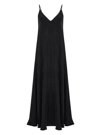 Lucid Flow Maxi Dress - Black
