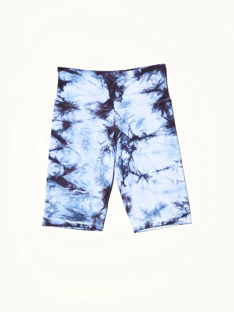 Dani Tie-Dye Biker Short in Blue by ALAMAE ALAMAE