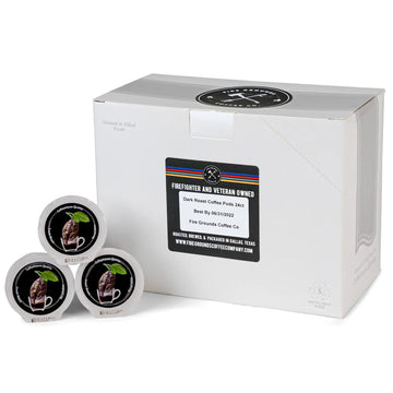 Dark Roast Coffee Pods by fire grounds coffee company fire grounds coffee company