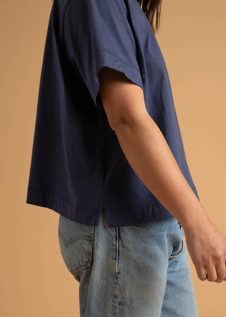 Daybreak Tee - Inky Blue by And For Good And For Good