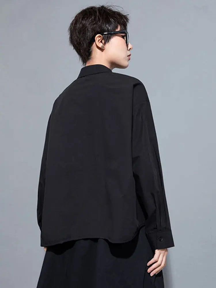 Denie Contrast Blouse by Marigold Shadows Marigold Shadows