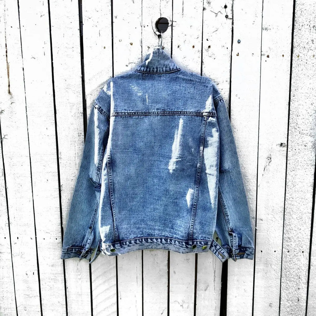 Denim with Elbow Slit by Wren + Glory Wren + Glory