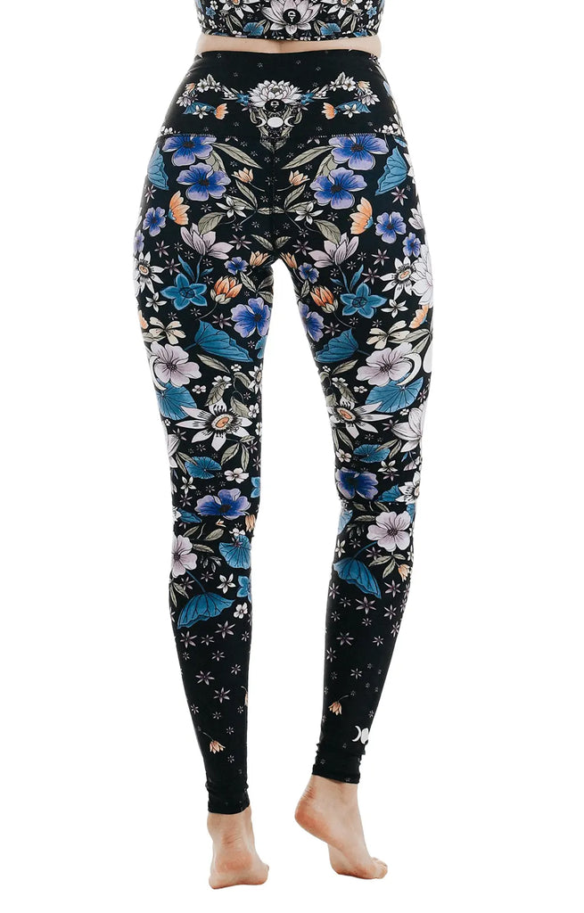 Divine Feminine Printed Yoga Leggings by Yoga Democracy Yoga Democracy