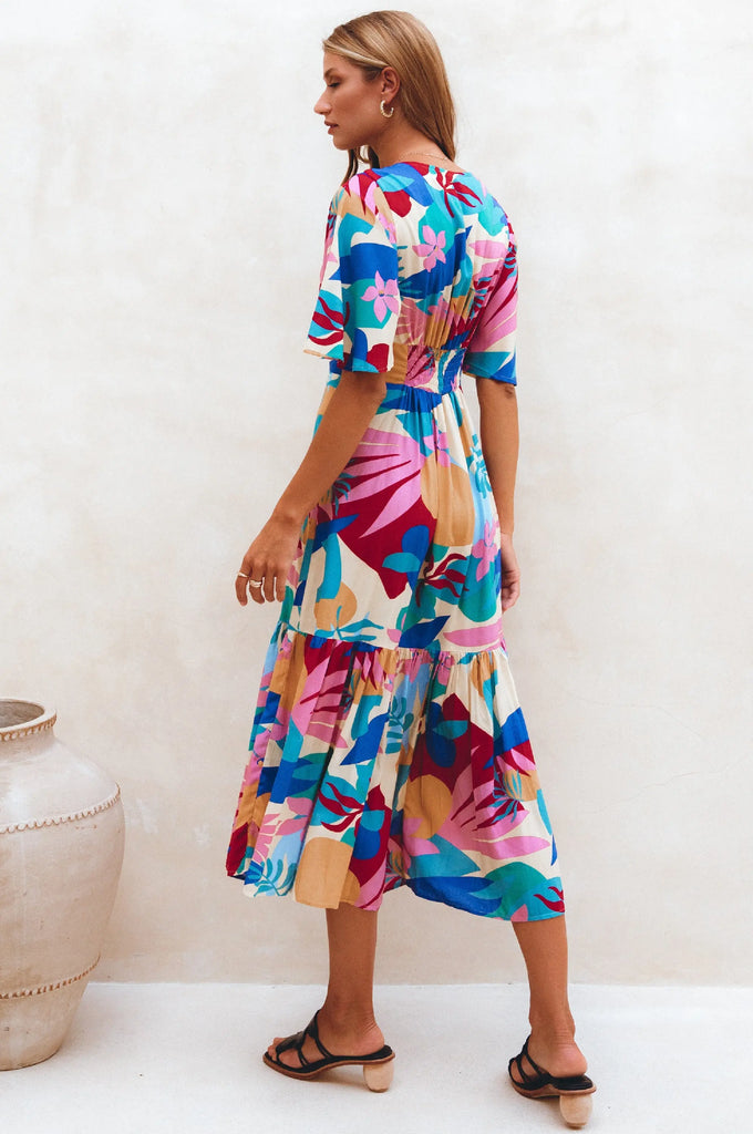 Donna Button Down Midi Dress by Bali ELF Bali ELF