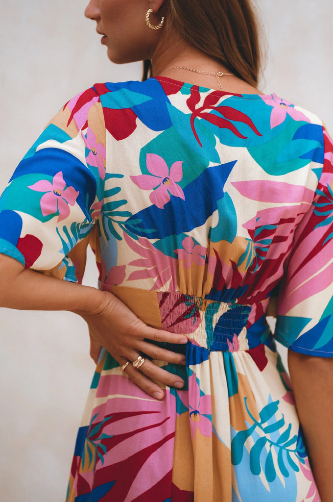 Donna Button Down Midi Dress by Bali ELF Bali ELF